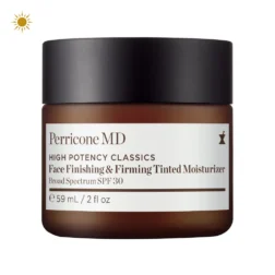 HIGH POTENCY FACE FINISHING AND FIRMING TINTED MOISTURIZER